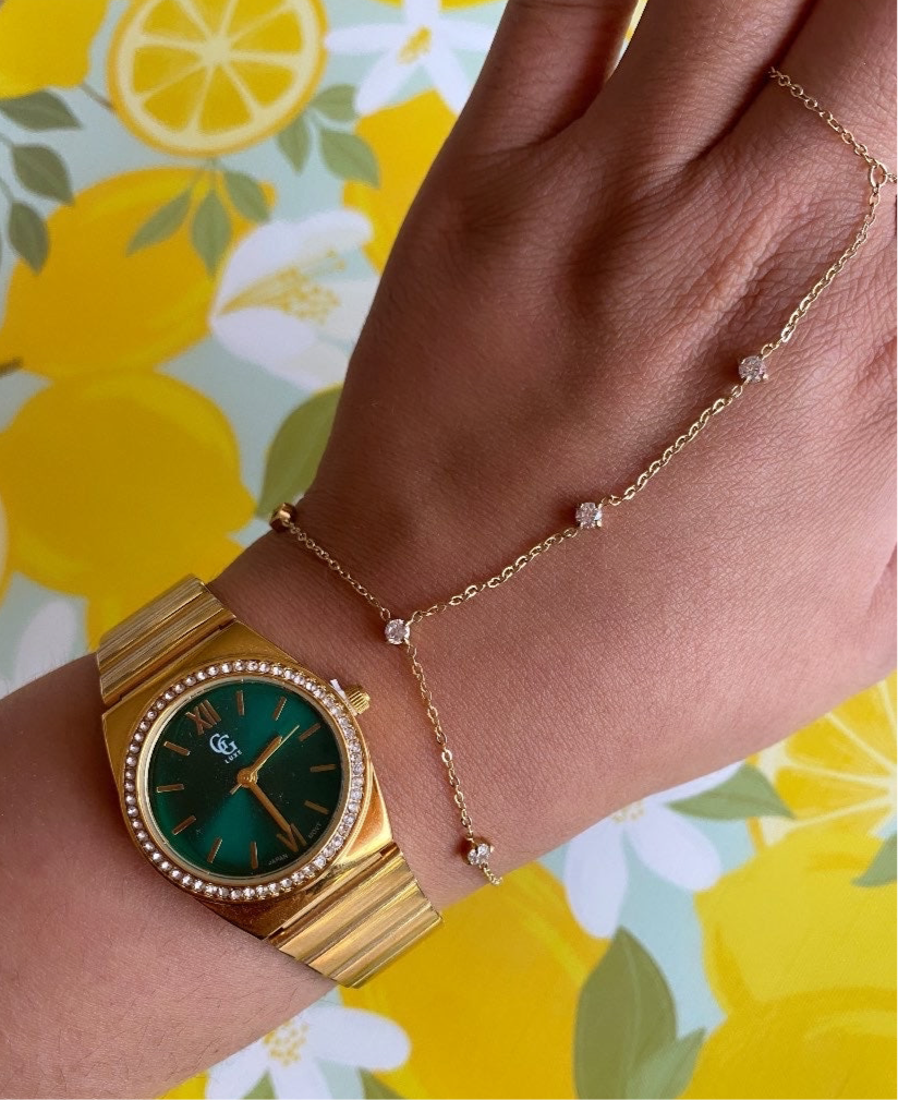 Bracelet de main Saba💠☀️🍋OR