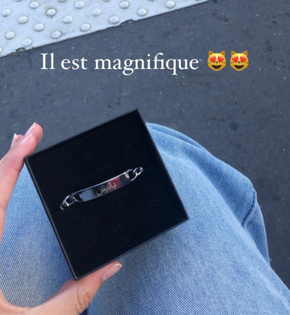 Gourmette Homme Acier