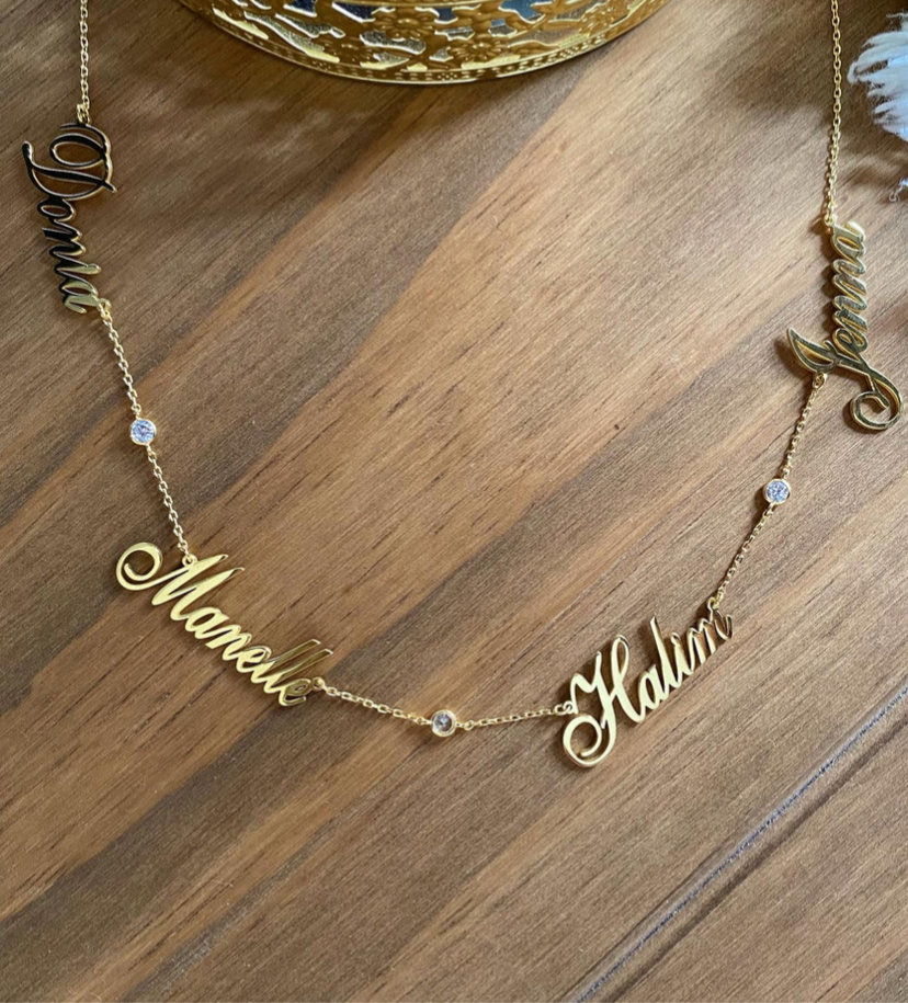 Collier 4 prénoms
