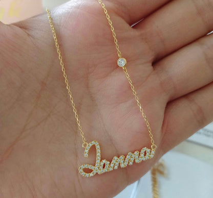 Collier prénom cristaux