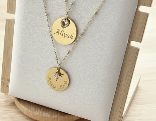 Collier gravure