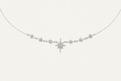 Collier Celeste Or et Argent