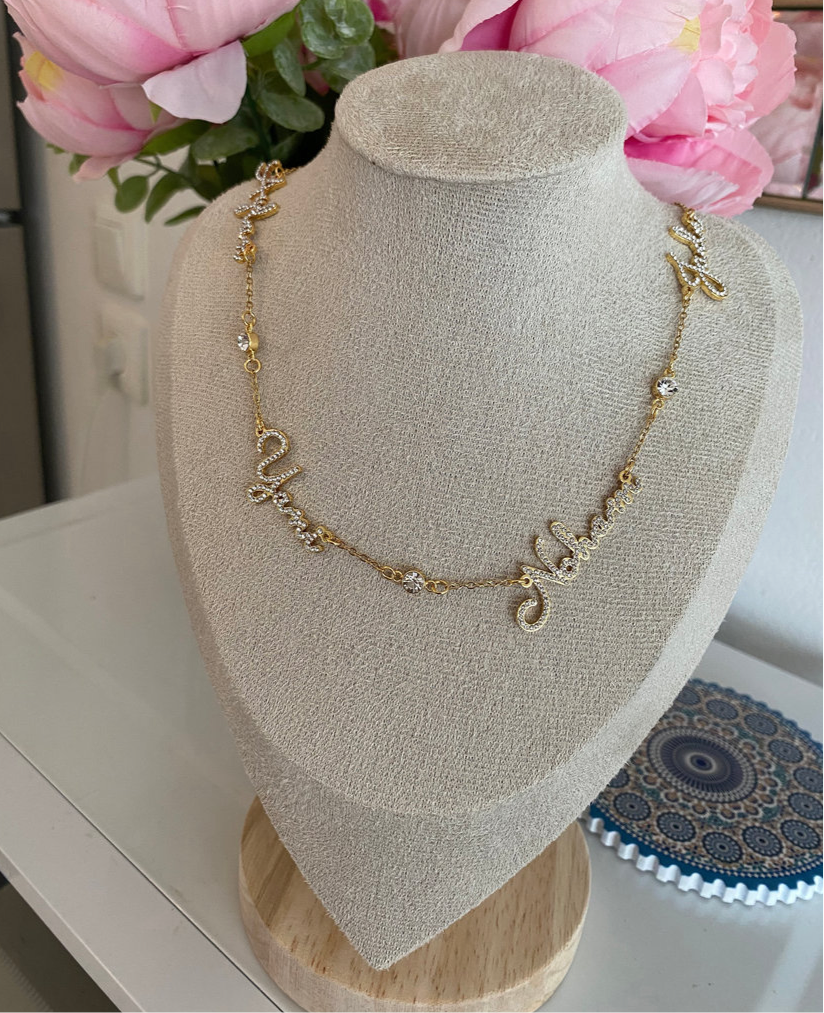 Collier 4 prénoms